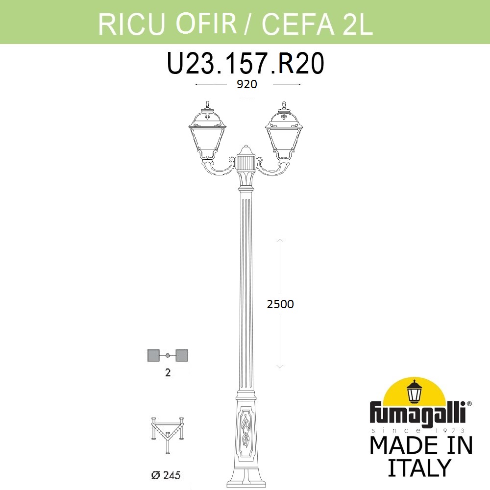 U23.157.R20.WYF1R Fumagalli