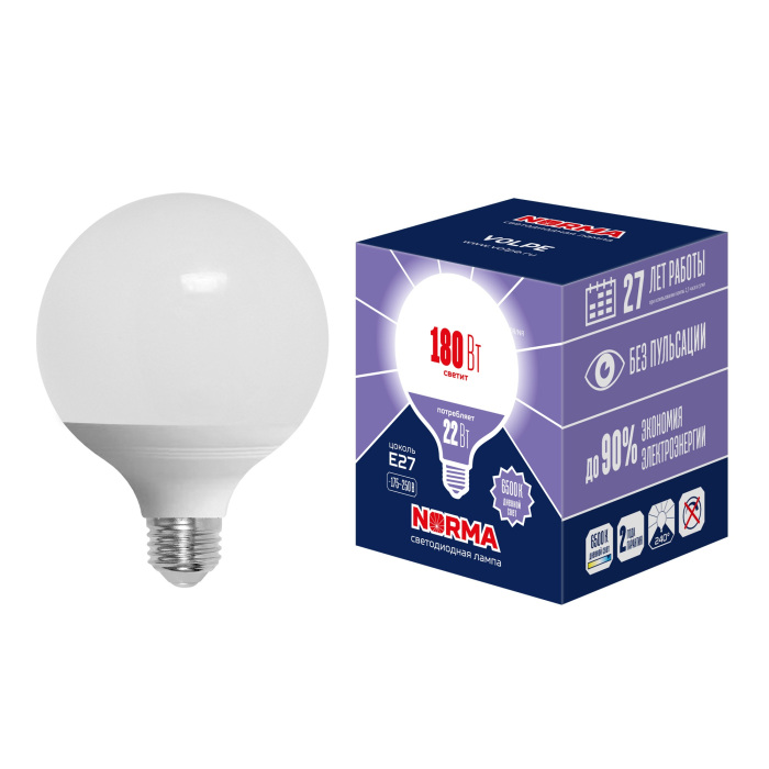 LED-G120-22W/6500K/E27/FR/NR Volpe