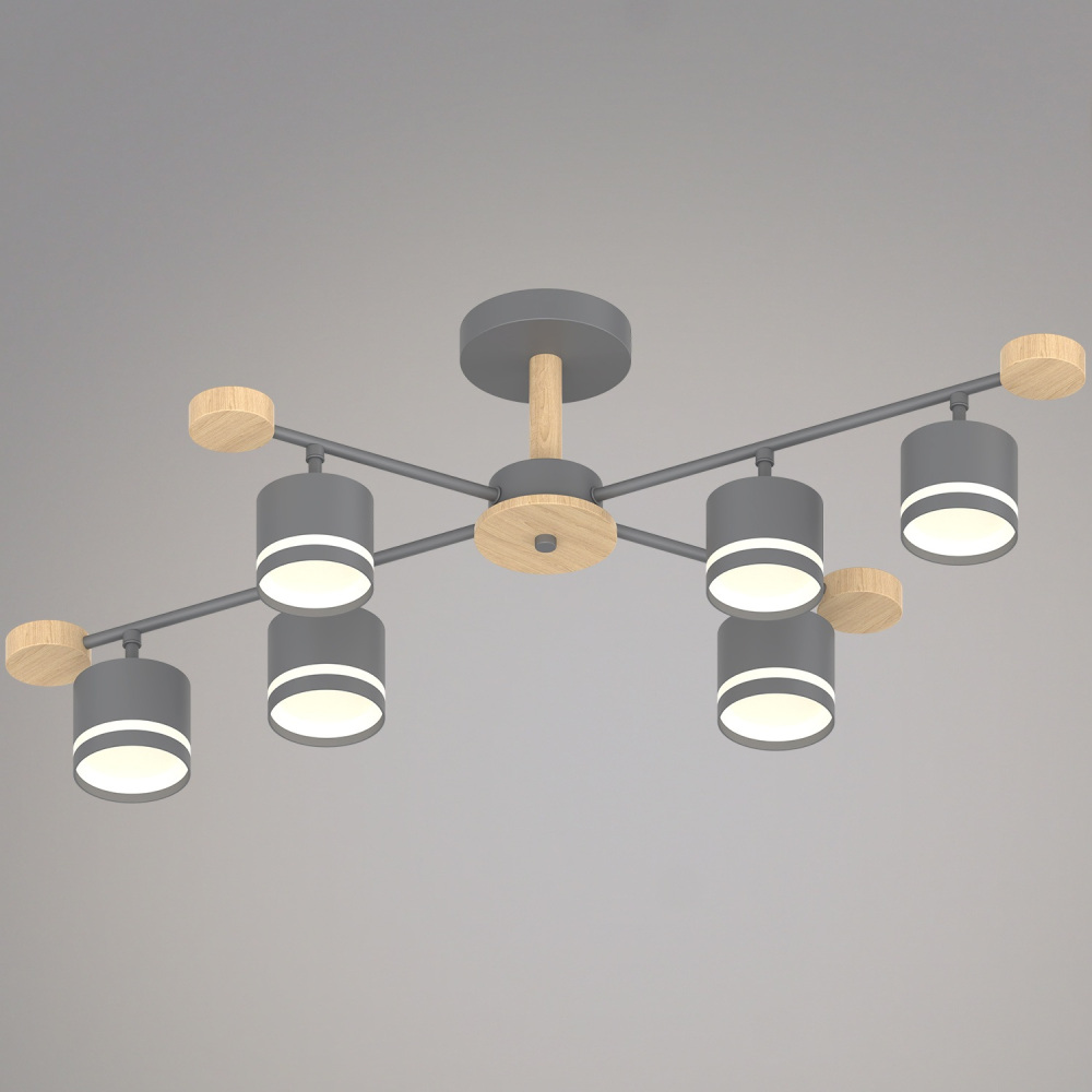 78730-0.3-06 GX53 GREY+WOOD Reluce
