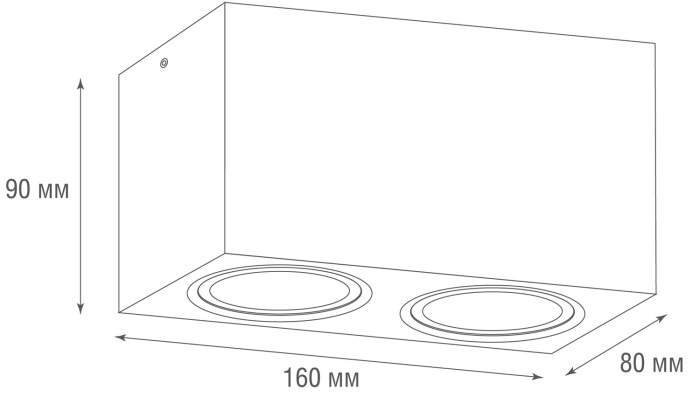 DL18613SQ2W Donolux
