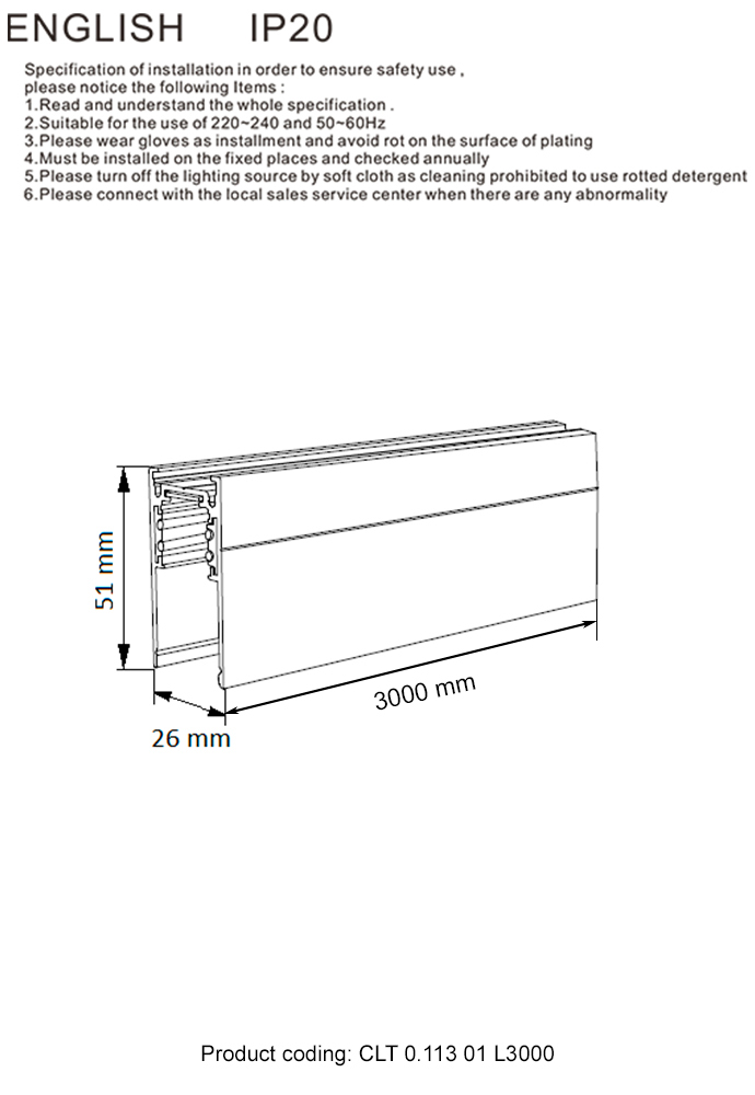 CLT 0.113 01 L3000 WH Crystal Lux