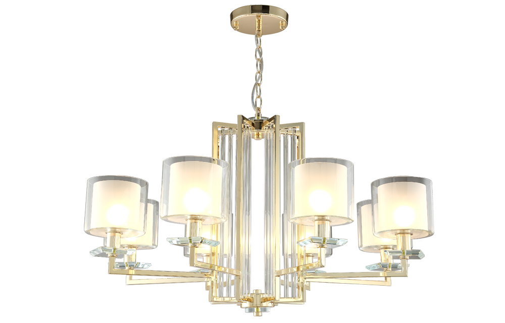 NICOLAS SP-PL8 GOLD/WHITE Crystal Lux