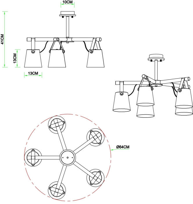 A7032PL-5WH Arte Lamp