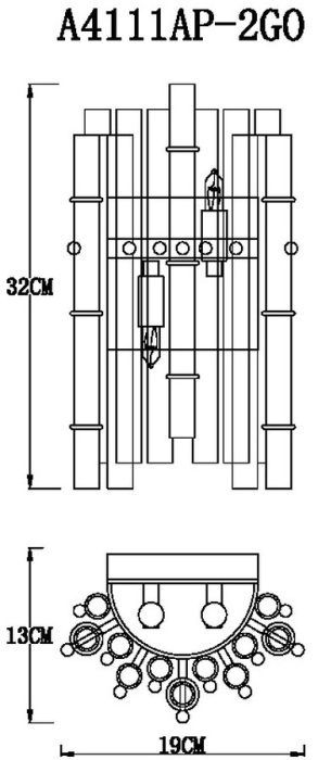 A4111AP-2GO Arte Lamp