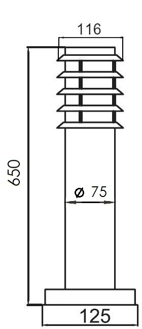 75827-650 SS Oasis Light