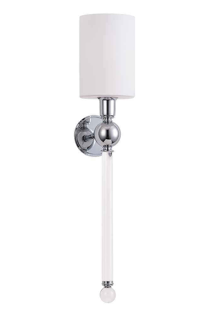 MIRABELLA AP1 CHROME/WHITE Crystal Lux