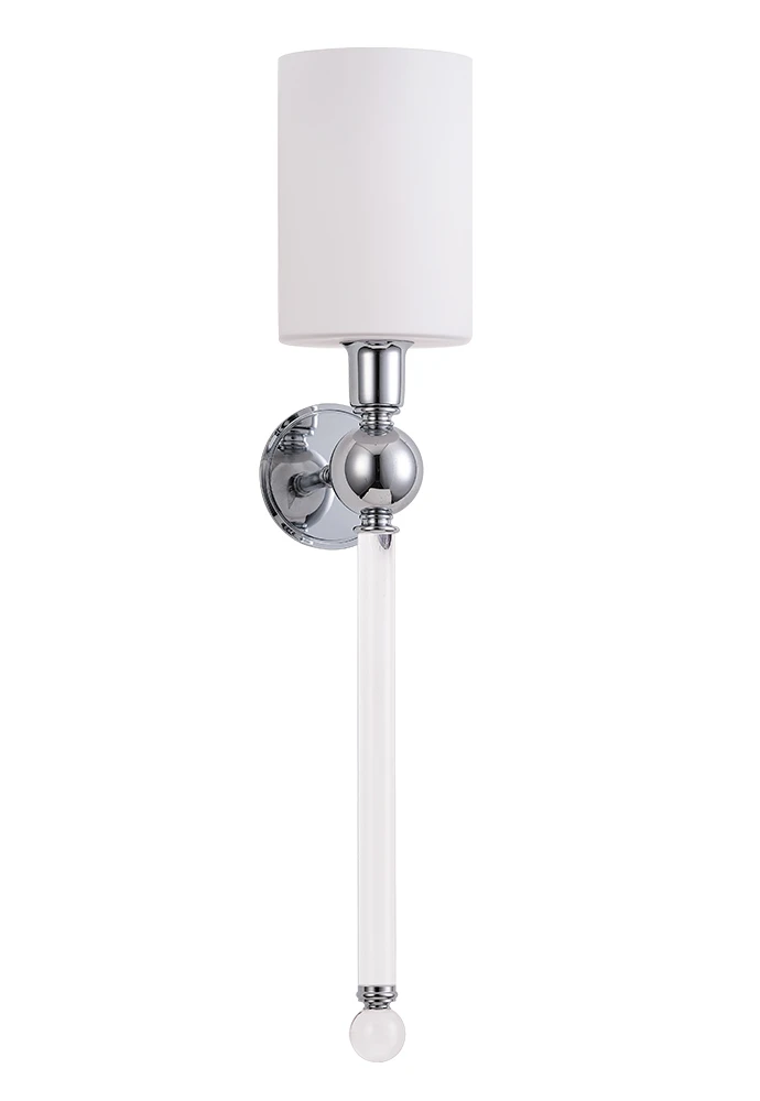 MIRABELLA AP1 CHROME/WHITE Crystal Lux