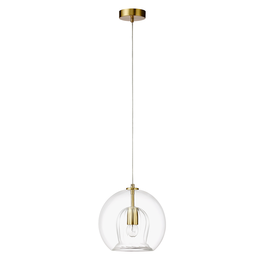 LUISA SP1 BRASS/TRANSPARENT Crystal Lux