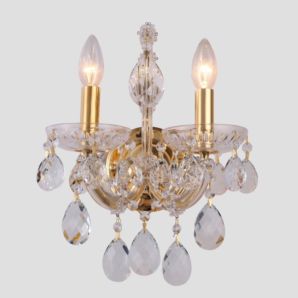 ISABEL AP2 GOLD/TRANSPARENT Crystal Lux
