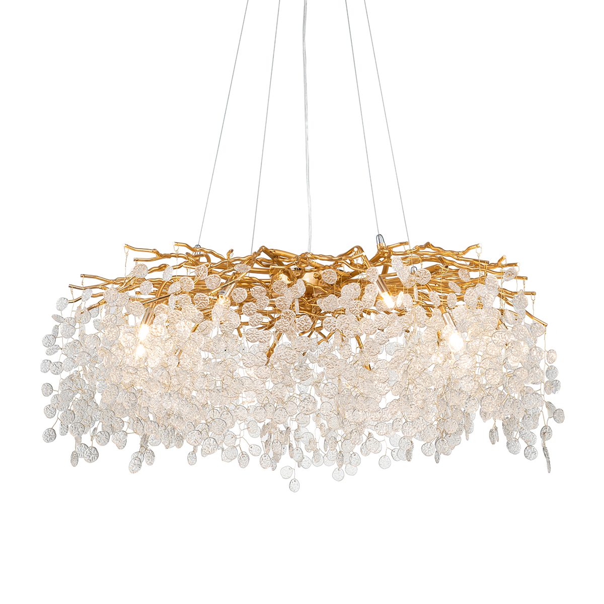 FTB006R-100 brass/clear Delight Collection