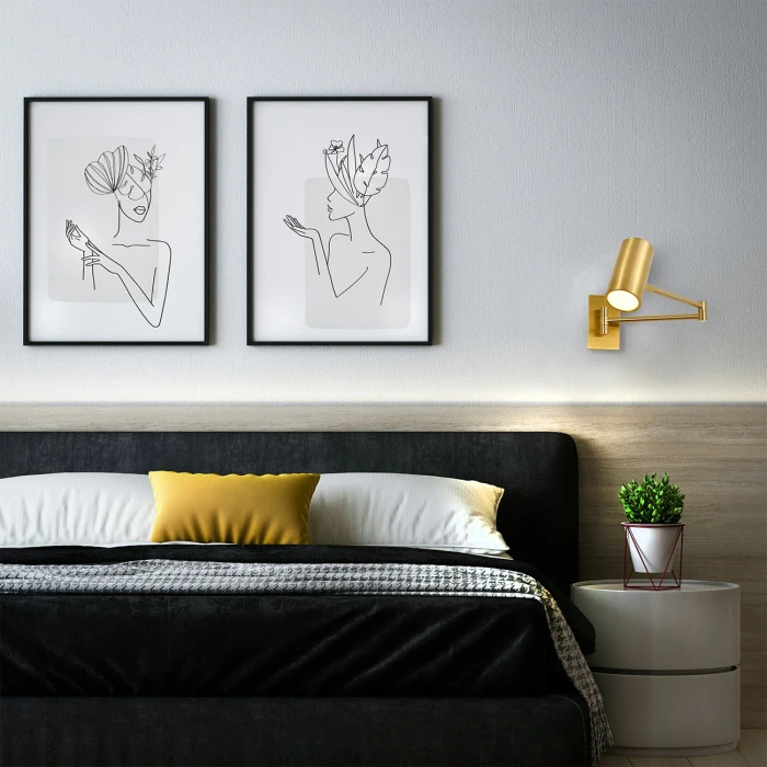 10282/1LED Brass Escada