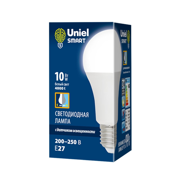 LED-A60-10W/4000K/E27/PS PLS10WH Uniel