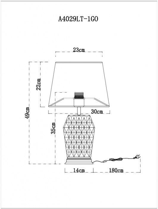 A4029LT-1GO Arte Lamp