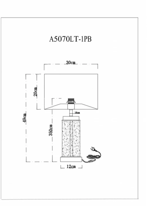 A5070LT-1PB Arte Lamp