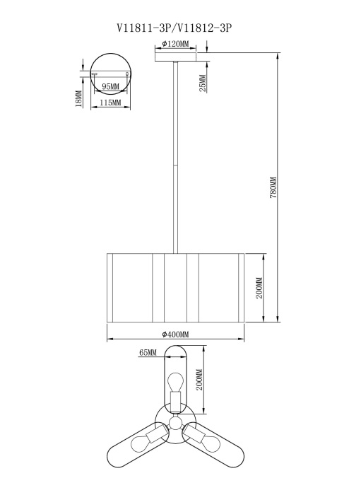 V11812-3P Moderli