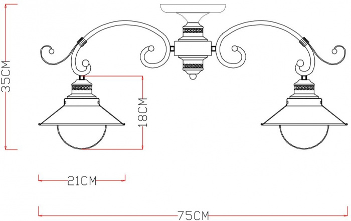 A4577PL-5WG Arte Lamp
