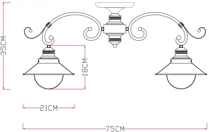 A4577PL-5WG Arte Lamp
