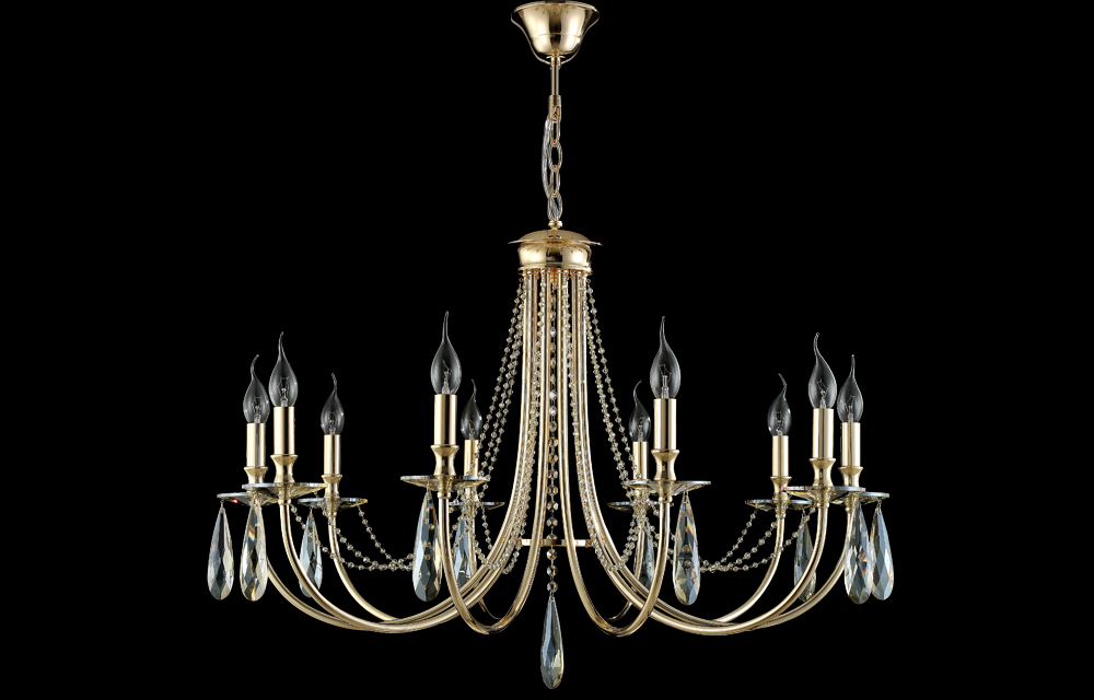 VICTORIA SP10 GOLD/AMBER Crystal Lux