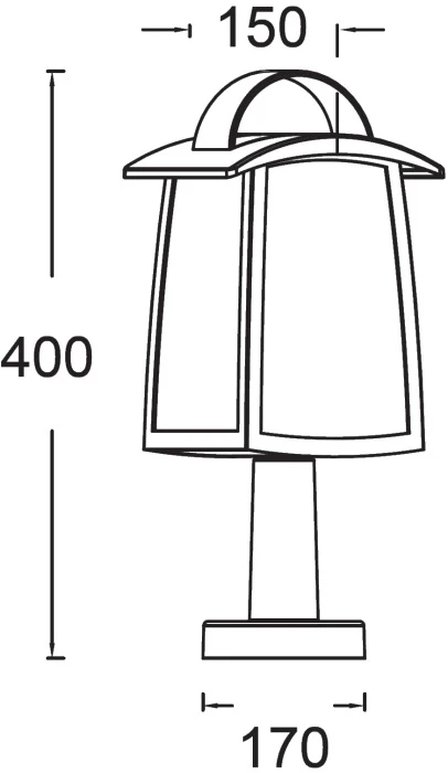 2736-400 Bl Oasis Light