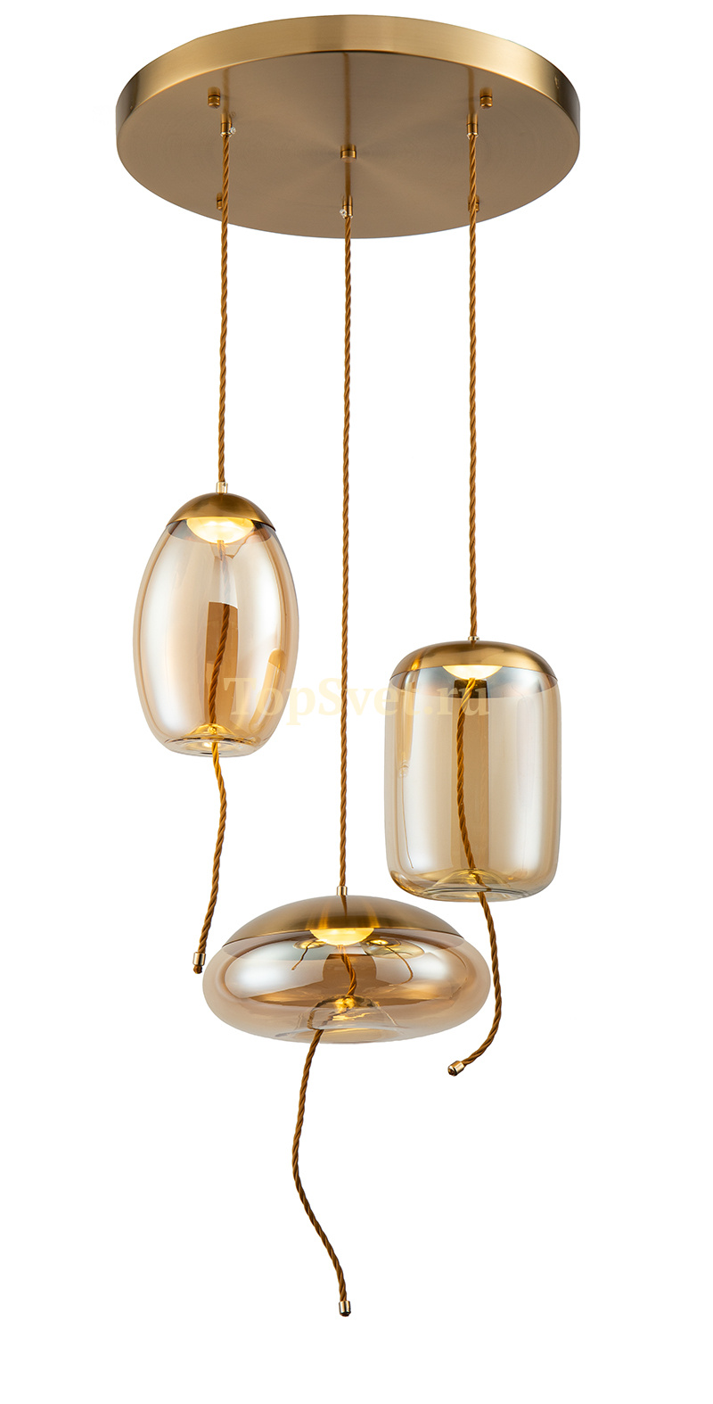 WICK 550 PL3.ROUND bronze Lava Di Oro