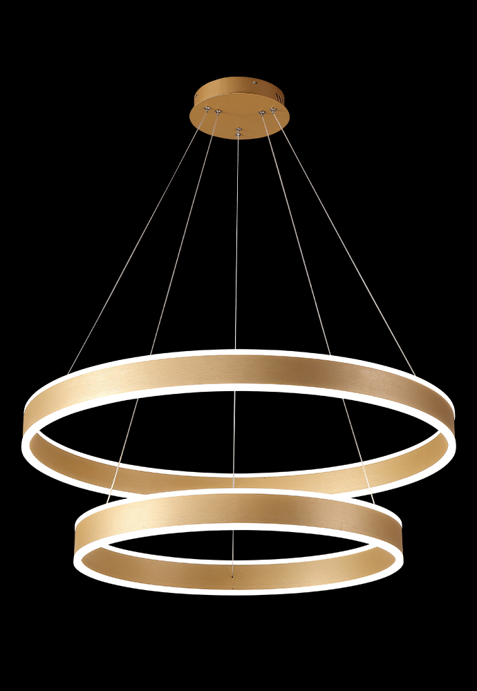 MUCHOS SP123W LED D600+800 GOLD Crystal Lux