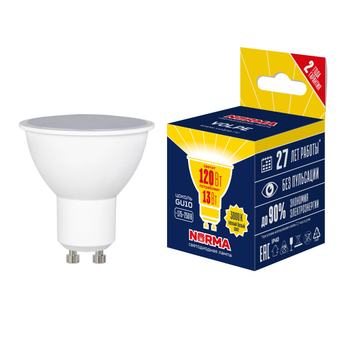 LED-JCDR-13W/3000K/GU10/NR_