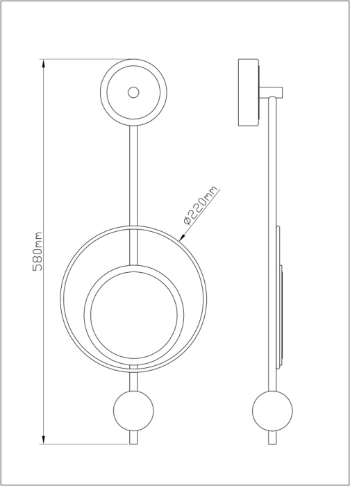 A2604AP-7BK Arte Lamp