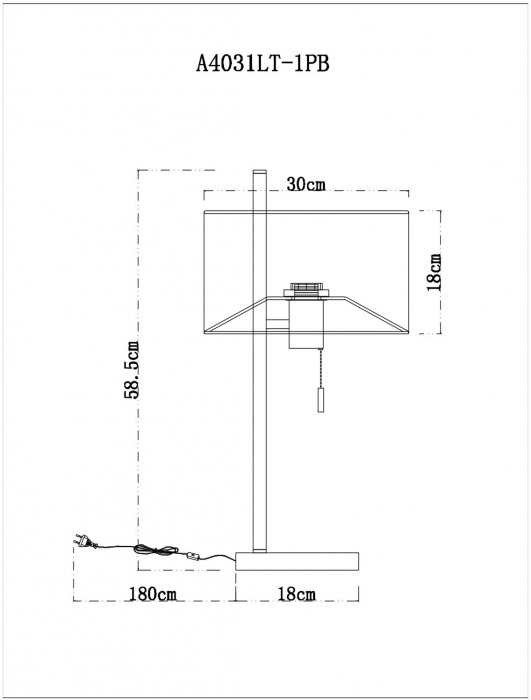 A4031LT-1PB Arte Lamp