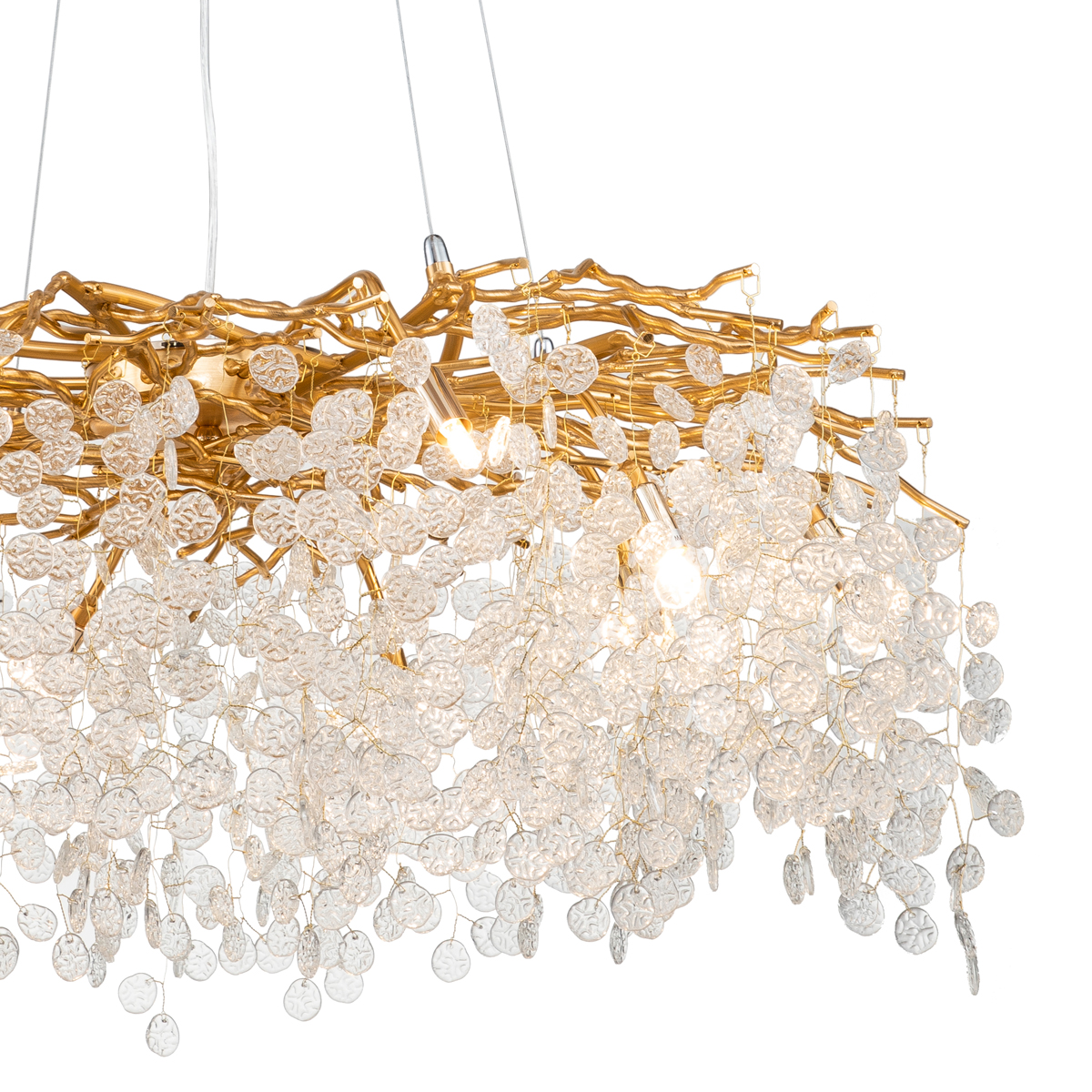 FTB006R-100 brass/clear Delight Collection