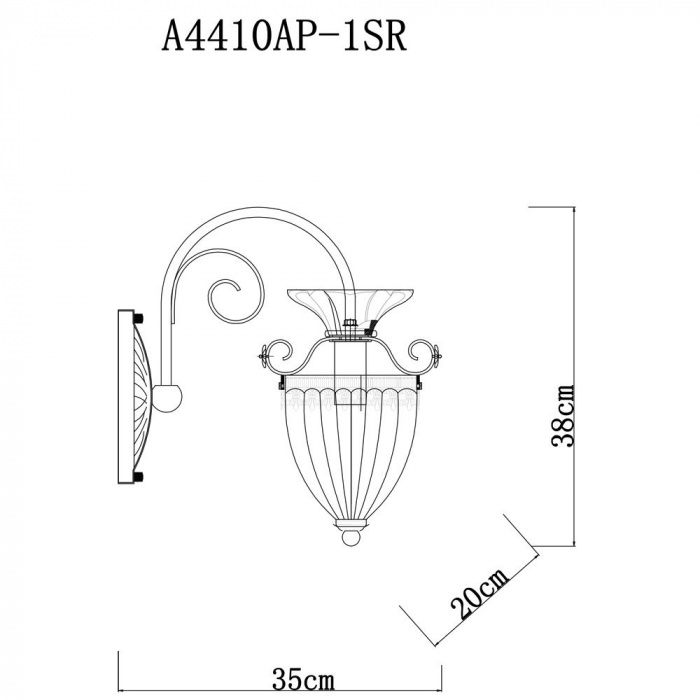 A4410AP-1SR Arte Lamp