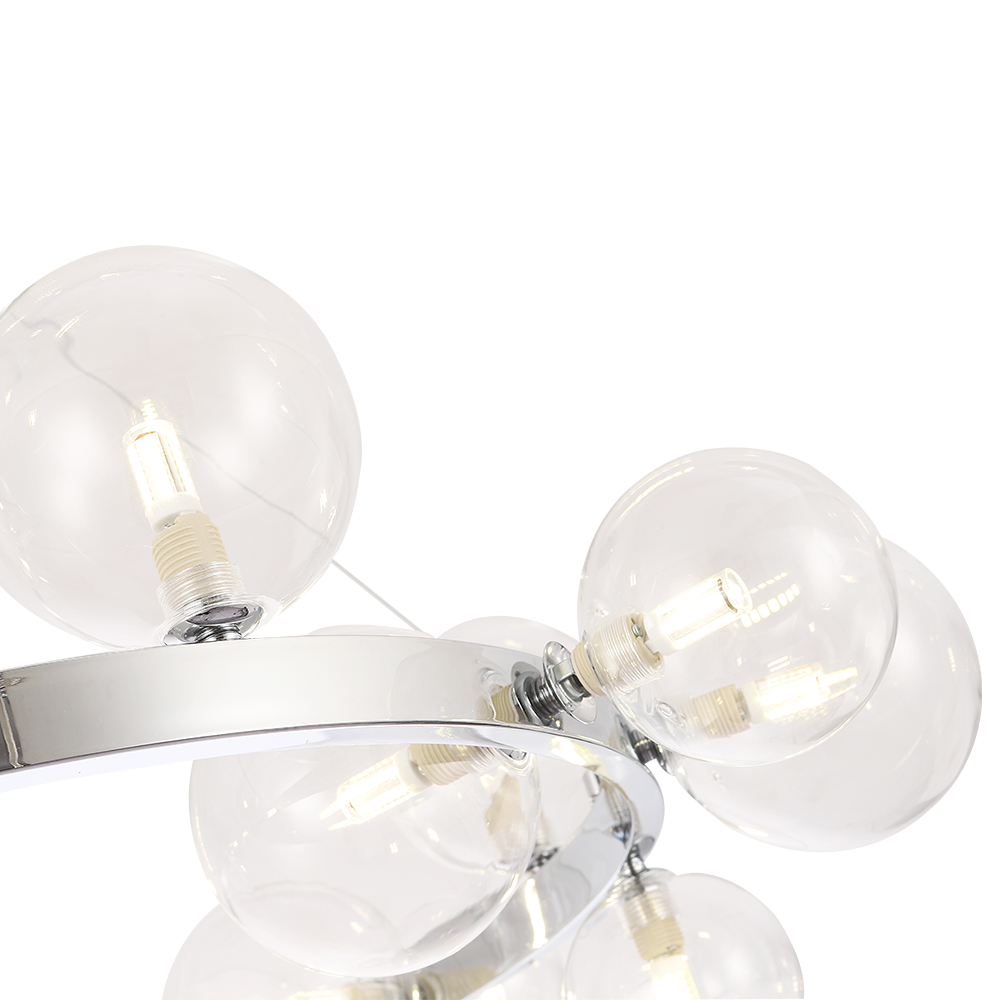 AGATA SP15 V2 CHROME/TRANSPARENTE Crystal Lux