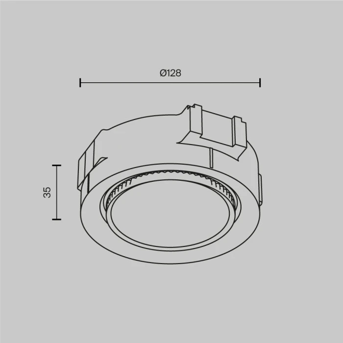 DL019-GX53-W Maytoni