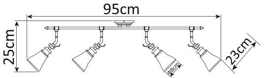 A9231PL-4AB Arte Lamp