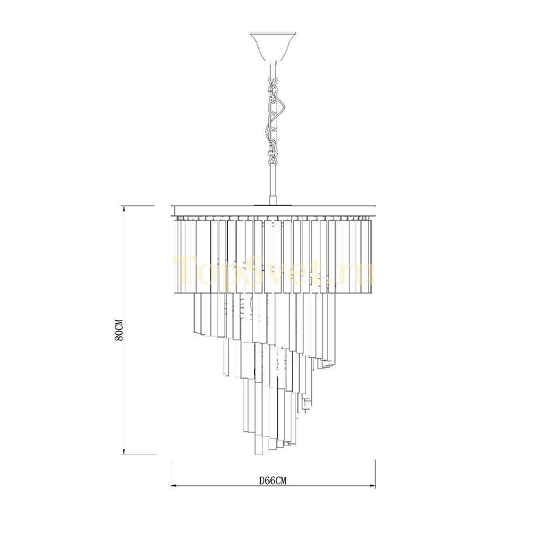 KR0262P-10 chrome/amber Delight Collection