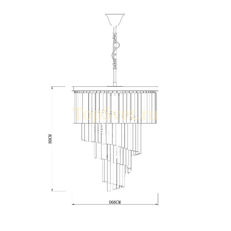 KR0262P-10 chrome/clear Delight Collection