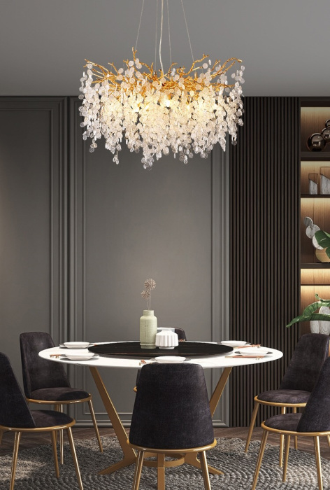 FTB006R-100 brass/clear Delight Collection