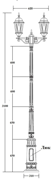 91410MA/E7 Bl овал Oasis Light