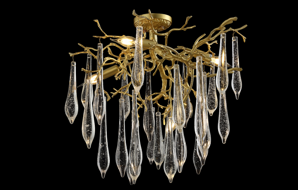 REINA PL5 D600 GOLD PEARL Crystal Lux