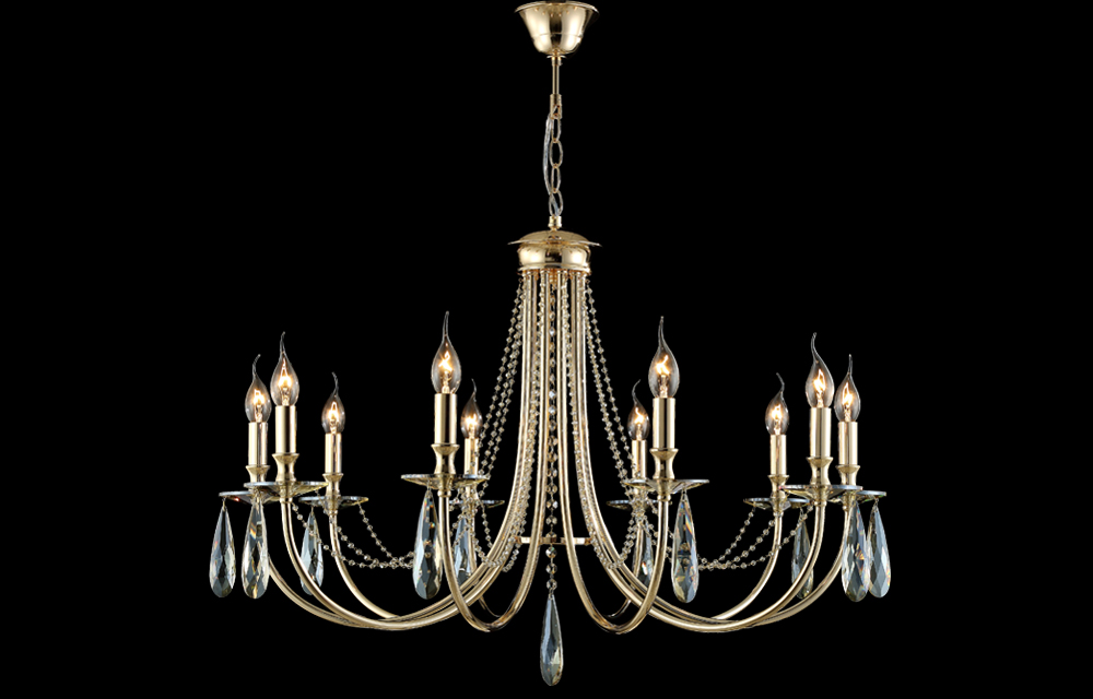 VICTORIA SP10 GOLD/AMBER Crystal Lux
