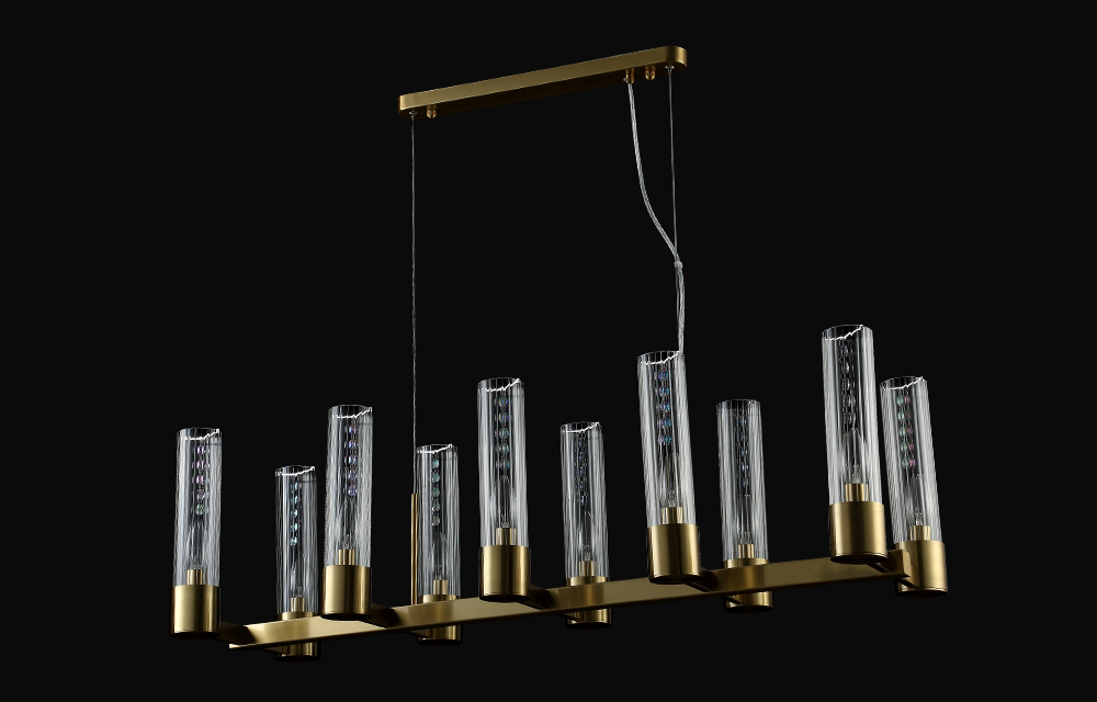 OTONO SP10 L980 BRASS/TRANSPARENTE Crystal Lux