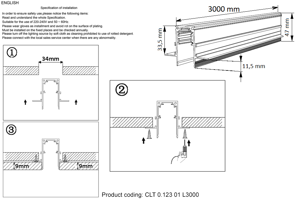 CLT 0.123 01 L3000 BL Crystal Lux