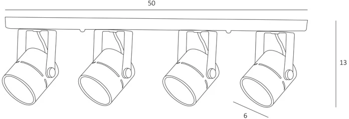 A1311PL-4BK Arte Lamp
