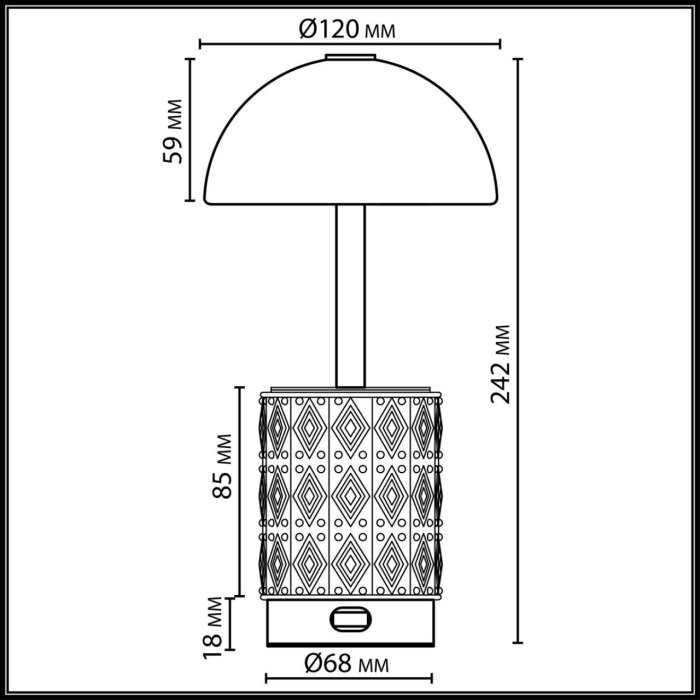 5452/3TL Odeon Light