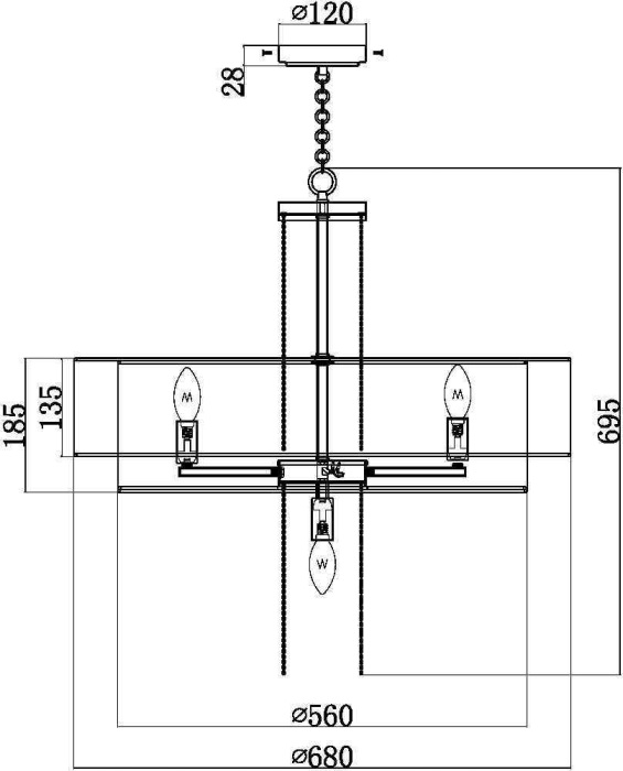 MOD151PL-05G Maytoni