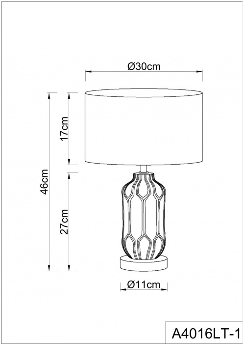A4016LT-1BK Arte Lamp