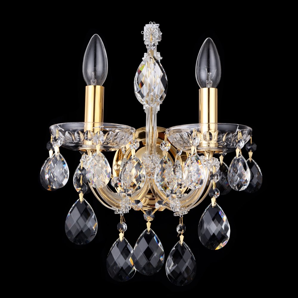 ISABEL AP2 GOLD/TRANSPARENT Crystal Lux