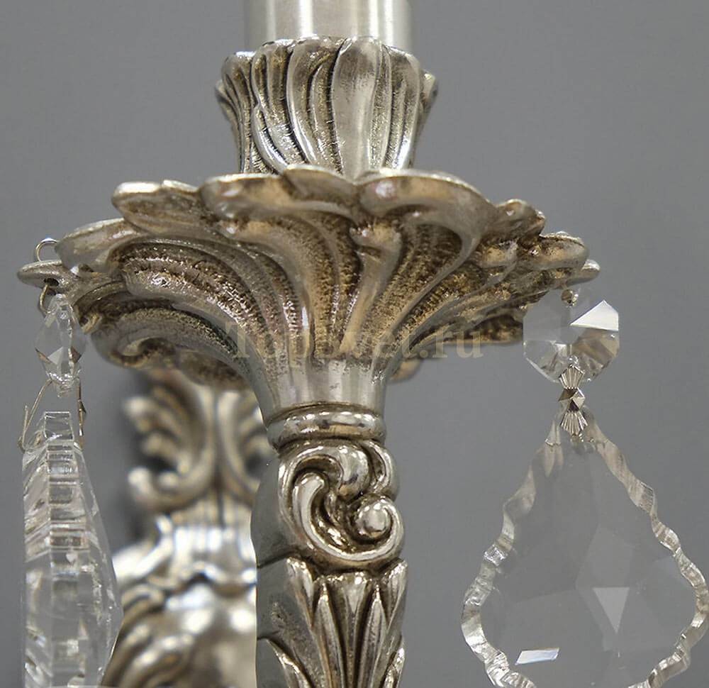A 24 ANTIQ SILVER Nervilamp