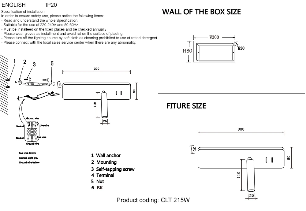 CLT 215W  BL Crystal Lux