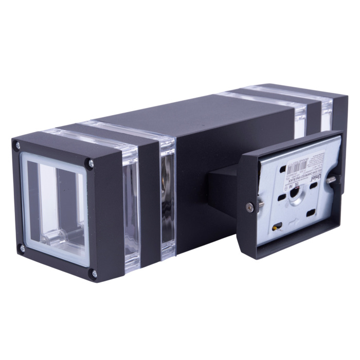 UUL-S24A 2x60W/E27 IP65 BLACK Uniel