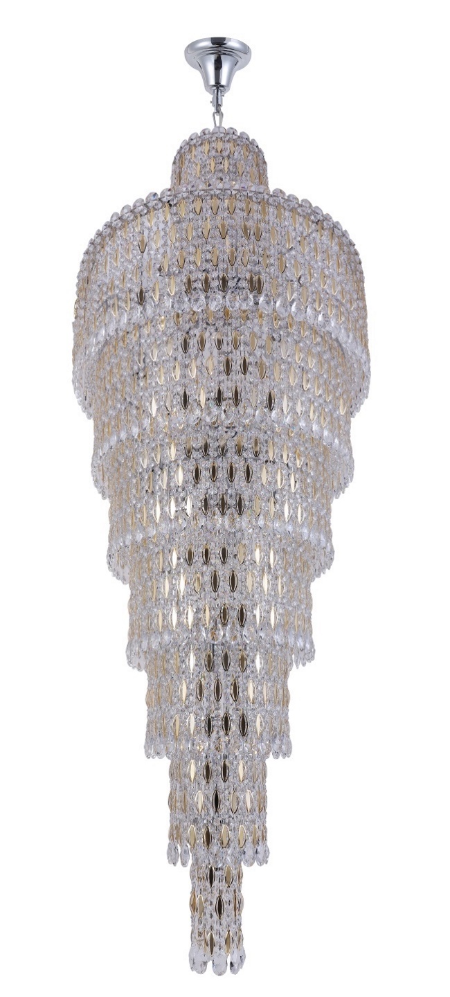 LIRICA SP40 D700 CHROME/GOLD-TRANSPARENT Crystal Lux